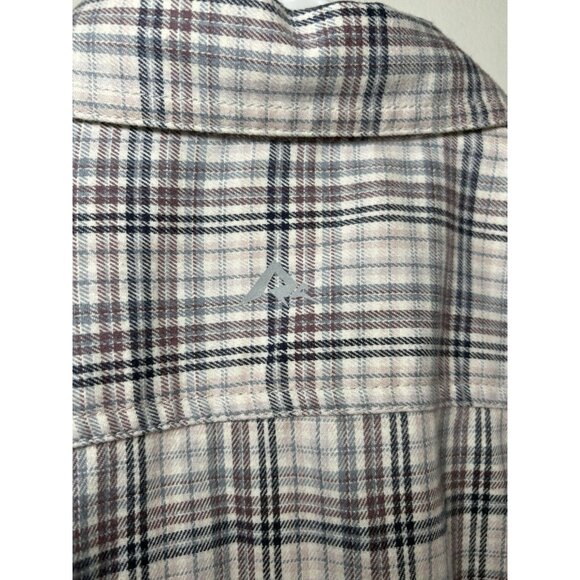 RIDGECUT Toughwear Plaid Flannel Button-Up Shirt Blue Purple Gorpcore Medium - Picture 6 of 8